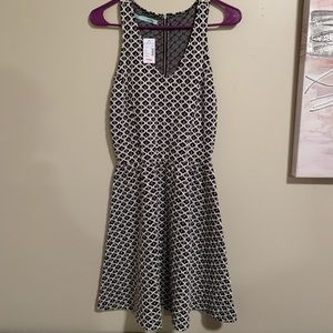 NWT black and white dress